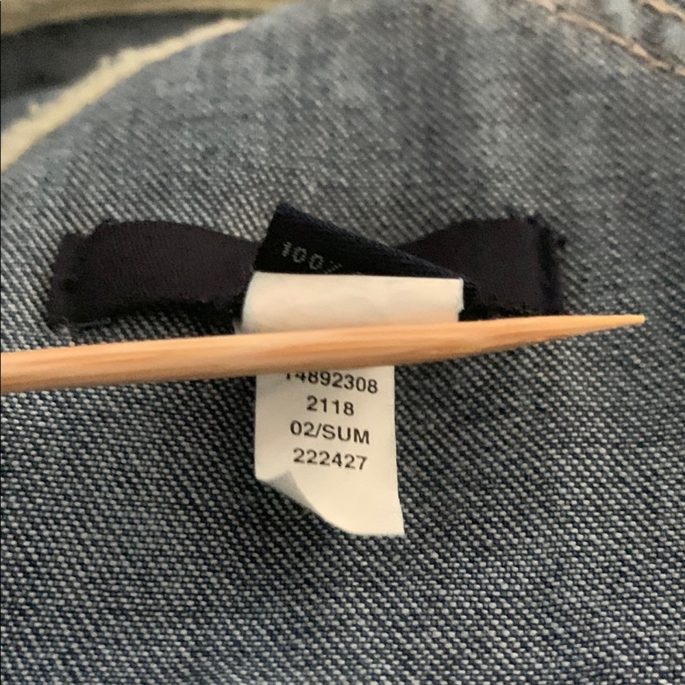 GAP - NWT - X-Small - Blue Denim OVERALLS - INDUSTRIAL DENIM - Vintage - Picture 12 of 12